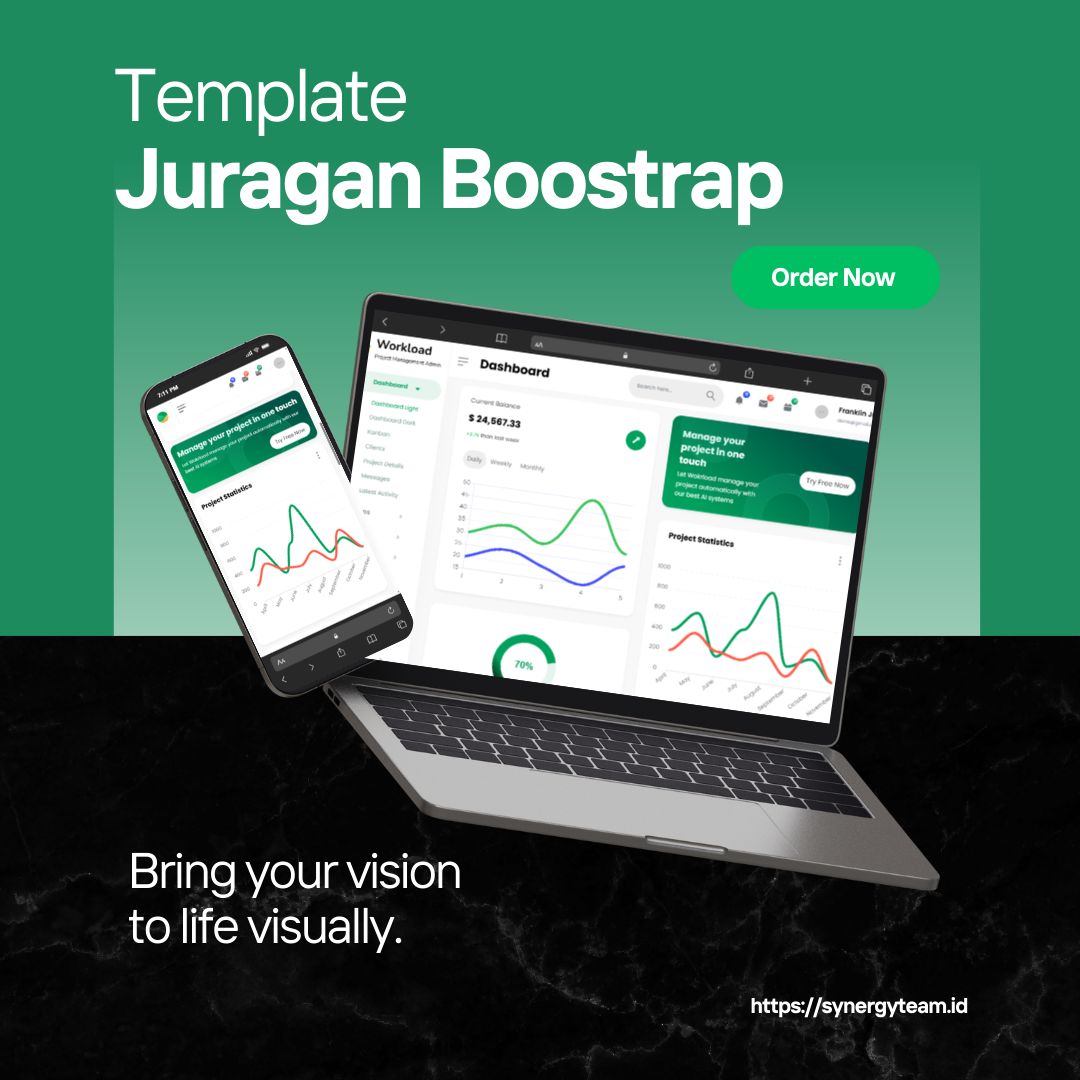Template Workload Juragan Bootstrap